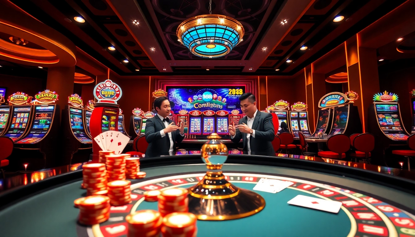 Experience the excitement of DN88's online casino with engaging games and vibrant gambling elements.