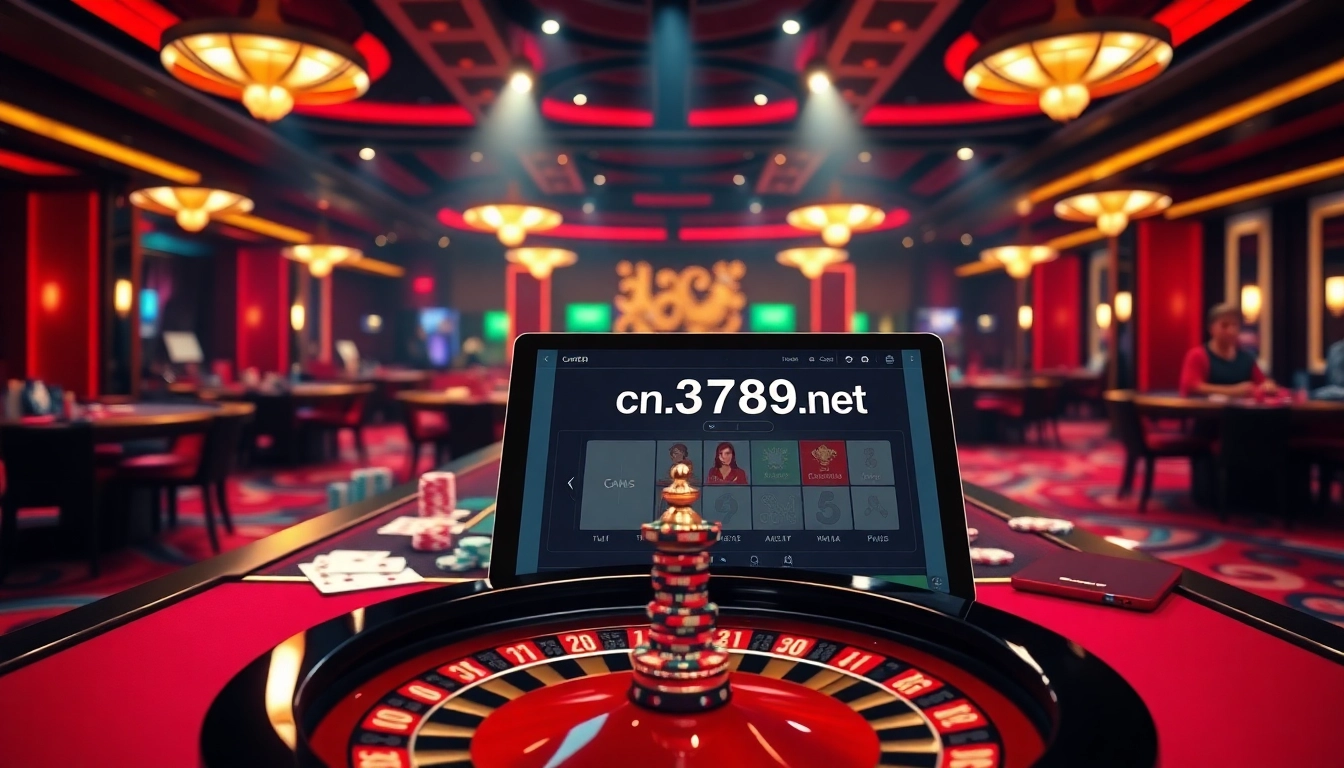 Experience thrilling gameplay on cn3789.net with vibrant casino tables and interactive gaming.