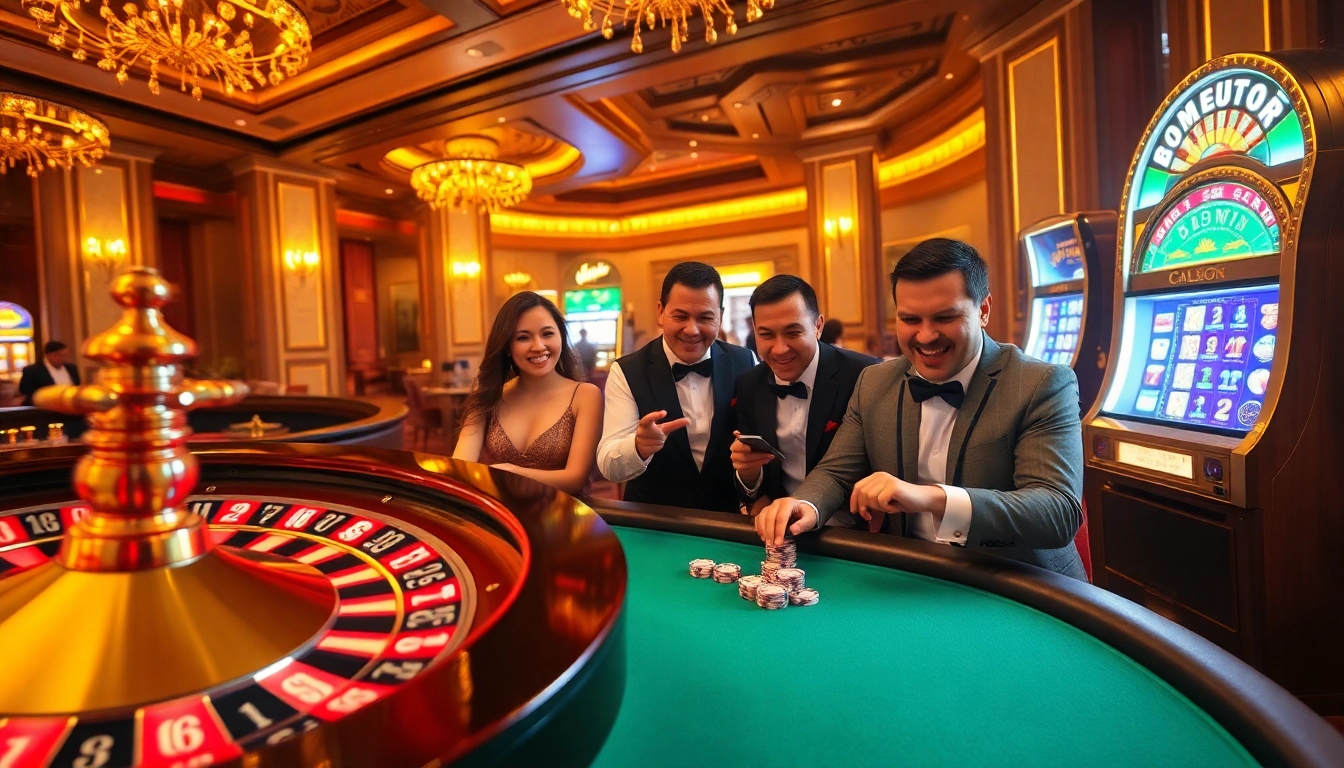 Experience the thrill of gambling at 58win, with vibrant casino games and exciting players at the tables.