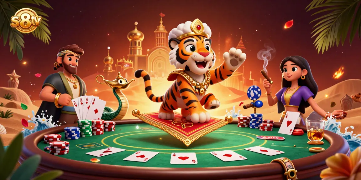 Experience thrilling action at s8tv with vibrant casino elements and dynamic characters in an enchanting atmosphere.