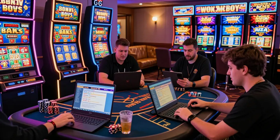 Players enjoying bonus buy slots on crownnorthill.co.uk with vibrant casino atmosphere